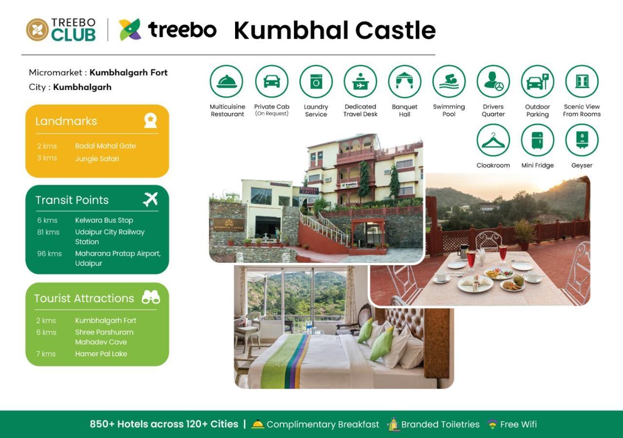 Treebo Kumbhal Castle, 2 Km From Kumbalgarh Fort Kumbhalgarh Εξωτερικό φωτογραφία